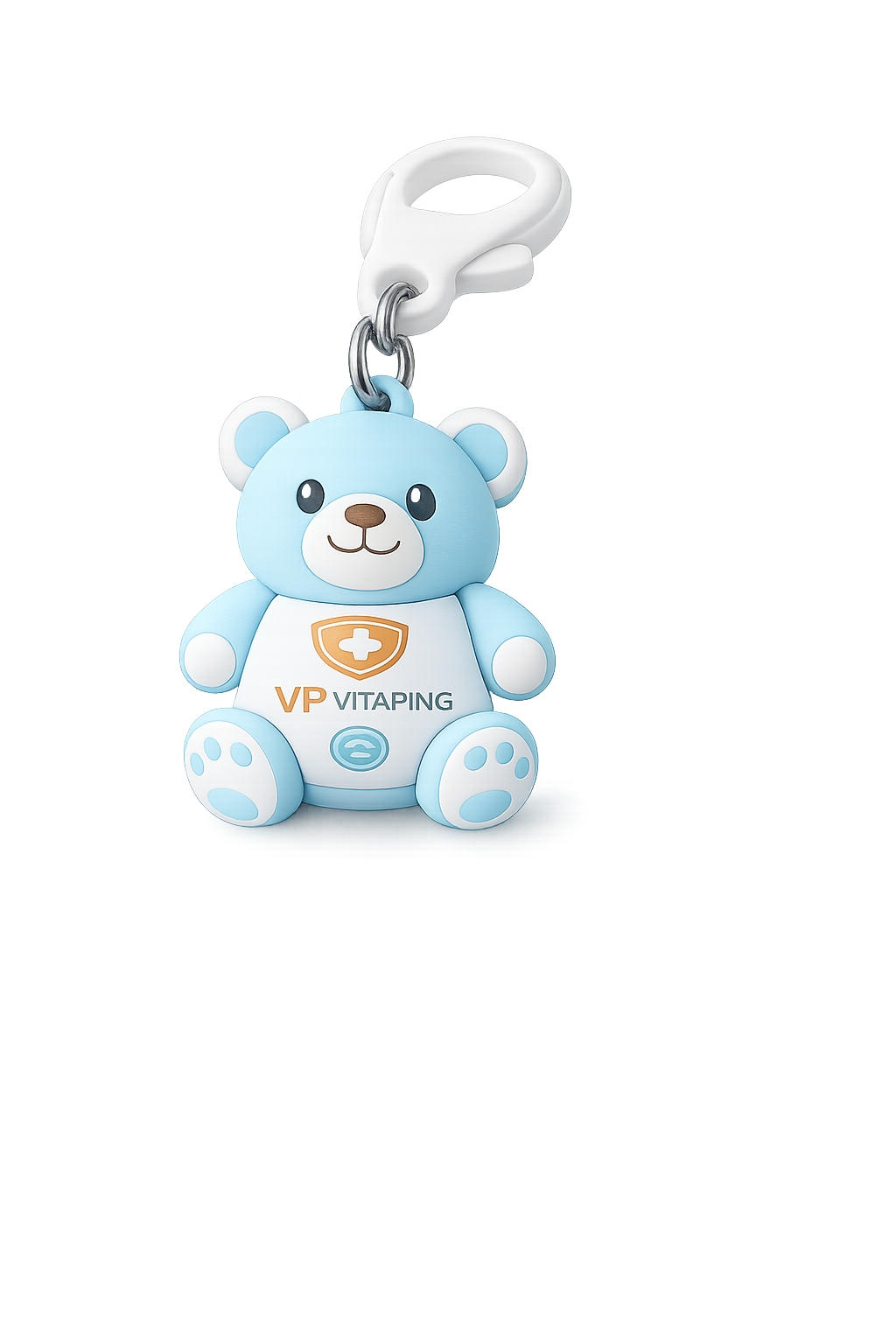 VitaPing Care child-friendly emergency identity charm.